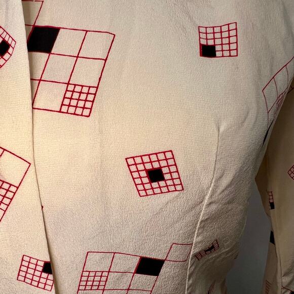 The Silk Farm Women's Button Up Blouse Size 8 - Picture 4 of 5